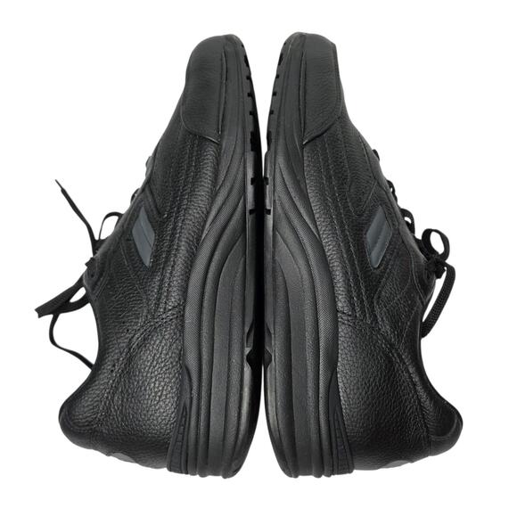 SAS Men's Shoes Journey Black Leather Orthopedic Sneaker Shoe Comfort Lace Up - Picture 3 of 16